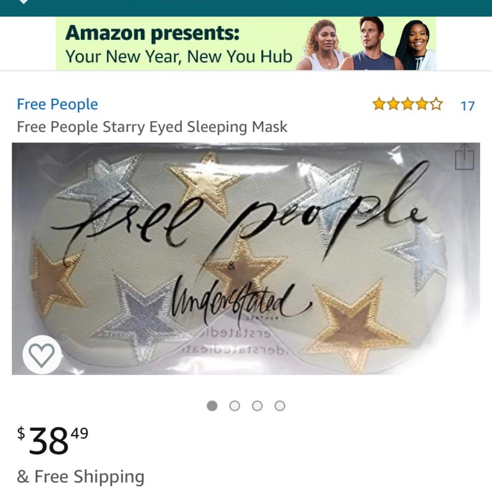 FREE PEOPLE Starry Eyed Sleeping Mask